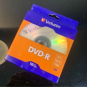 New Verbatim DVD R 10-pack